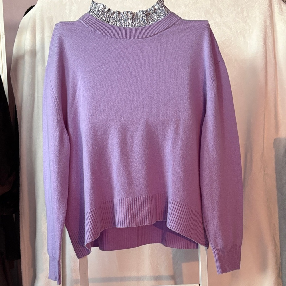 Lavender Turtleneck Sweater